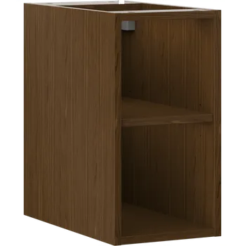 Koupelnový nábytek Mexen Box-A otevřená skříňka s policí 25 cm, ořech - 91AX2-0250-470-0-86 Koupelnové skříňky