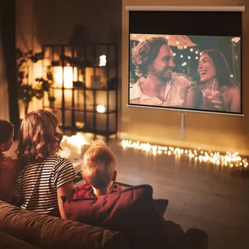 Projekční plátno Projekční plátno 172x96 cm | bílé