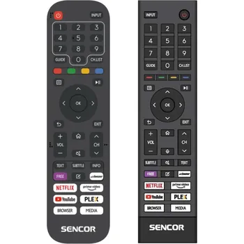 Dálkový ovladač SENCOR SLE43US700TCSB, SLE55MUS700TCSB, SLE65MUS700TCSB - originální dálkový ovladač