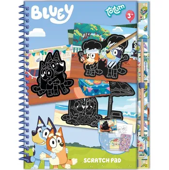 vyškrabávací obrázek Totum Vyškrabávací obrázky 21 x 23,5 cm Bluey