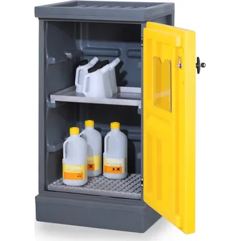 Ekologická skříň PolyStore, z plastu, Š 60 cm, 1 záchytná vana, 1 rošt nerezový, typ PS 611-1.1