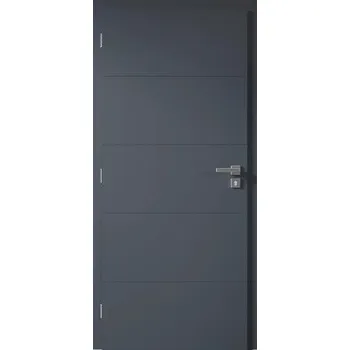 Interiérové dveře Interiérové dveře Dark Snow 4 antracit 90L