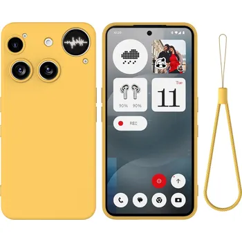 Pouzdro na tablet VSECHNONAMOBIL 119462 RUBBER Ochranný obal pro Nothing Phone (3) žlutý