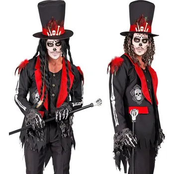 Karnevalový kostým Pánská sada Den mrtvých - L