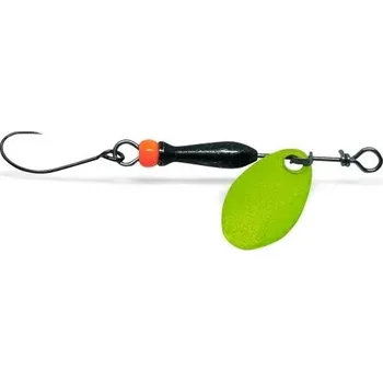 Umělá nástraha JigovkyCZ Třpytka Classic Barbless Fluo Yellow (Black/Orange) - 0