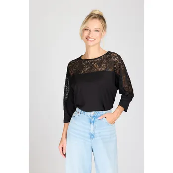 Eldar krajková dámská halenka černá - ELDBLC/Černá / XL ELD7A004