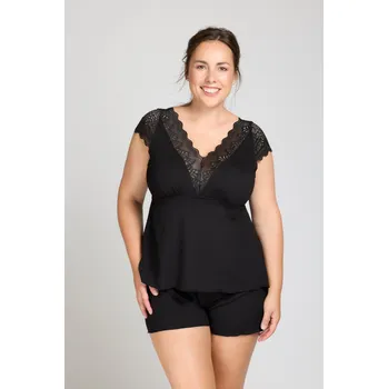 Dámské pyžamo Eldar elegantní dámské pyžamo černé - ELDBLC/Černá / XL ELD5E001