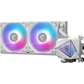 Počítačové chlazení MSI vodní chladič CPU MAG CORELIQUID I240 WHITE/ 2x 120mm ARGB fan / bílý