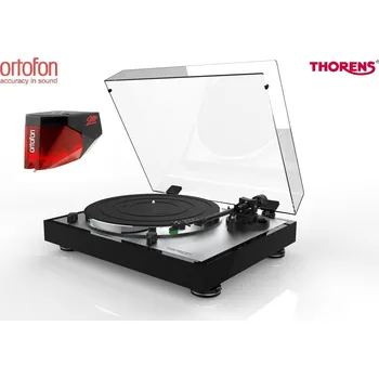 Gramofon Thorens TD 402 DD Black Piano + Ortofon 2M RED