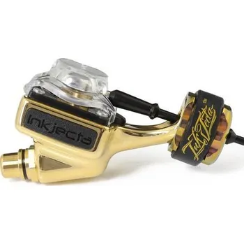 Tetovací strojek INKJECTA FLITE NANO ELITE TATTOO MACHINE POLISHED BRASS
