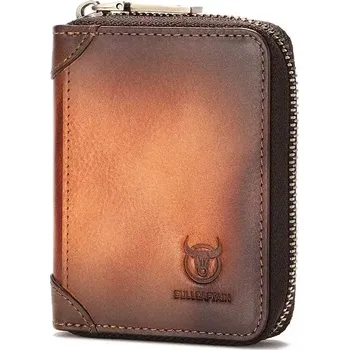 BULLCAPTAIN Bullcaptain kožené pouzdro na doklady Zyfias Hnědé