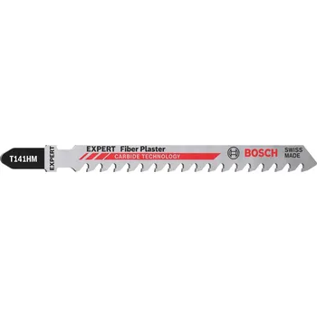 Pilový plátek BOSCH Pilový plátek pro přímočaré pily EXPERT Fiber Plaster T141HM, 10&nbsp;ks 2608901817 free_store_pickup