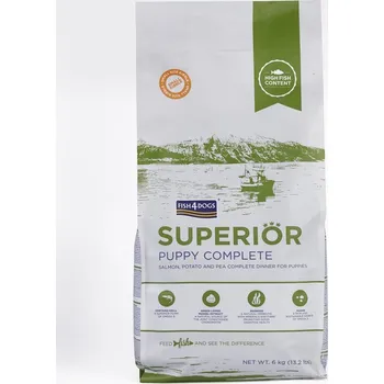 FISH4DOGS Granule malé pro štěňata Superior losos s bramborami 6 kg