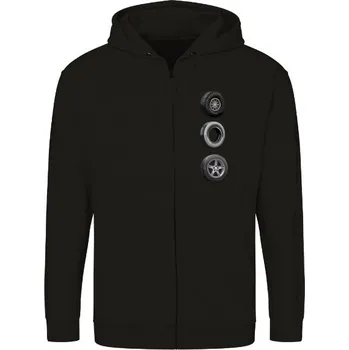 Pánská mikina Mikina na zip unisex s potiskem Pneu pánské