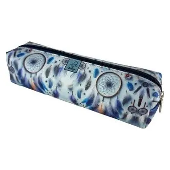 Set školních potřeb Piórnik prostokąt Boho Łapacz Snów Blue, Bee-Bee