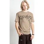 Reporter Young | Chlapecké světle hnědé tričko s černým potiskem Sahary - Barva HNĚDÁ, Velikost 146 243-0440B-31-290-1