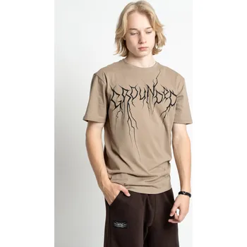 Reporter Young | Chlapecké světle hnědé tričko s černým potiskem Sahary - Barva HNĚDÁ, Velikost 146 243-0440B-31-290-1