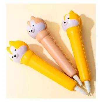 Długopis żelowy Wiewiórka niebieski 0,5 mm, Squishy