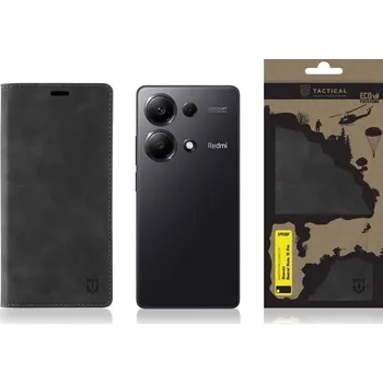 Pouzdro na mobilní telefon Flipové pouzdro Tactical Xproof pro Xiaomi Redmi Note 13 Pro 5G, černá