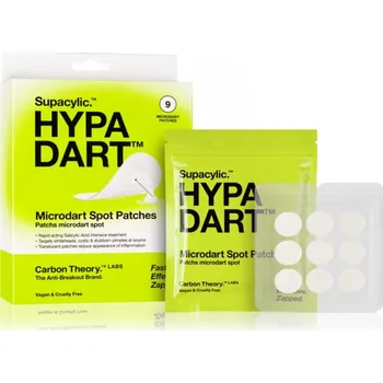 Léčba akné Carbon Theory Hypa Dart Microdart Spot Patches náplasti na problematickou pleť proti akné 9 ks