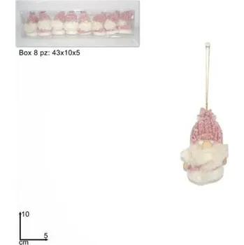 Vánoční dekorace PROHOME - Skřítek vánoční, balení 8ks 10cm