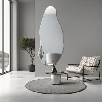 Zrcadlo Dekorativní zrcadlo s organickým tvarem - BARYT