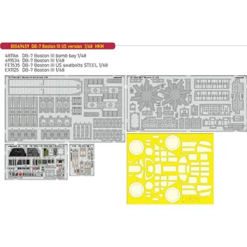 Plastikový model Eduard 1/48 DB-7 Boston III US version (HKM)