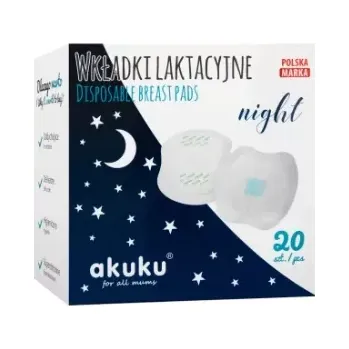 Menstruační vložka Akuku Vložky do podprsenky Night - 20 ks