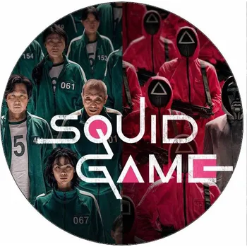 Přisada na vaření a pečení Jedlý papír Squid Game - Hra na oliheň 19,5cm - Pictu Hap