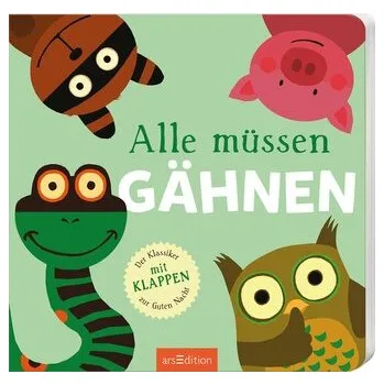 První čtění Alle müssen gähnen - Bijsterbosch, Anita [DE] (2025, Formát desky, Ars Edition GmbH)