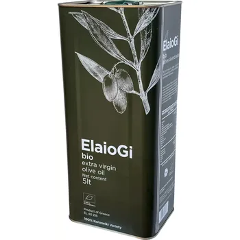 Rostlinný olej ELAIOGI, bio extra panenský olivový olej, 5L