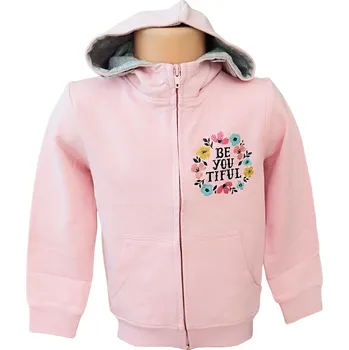 Dívčí mikina Dívčí mikina VENERE be you tiful růžová světlá Barva: Růžová světlá, Velikost: 110