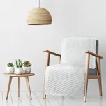 DESIGN 91 Přehoz na křeslo CINDY 6 měkký a příjemný na dotek s embosovaným 3D vzorem