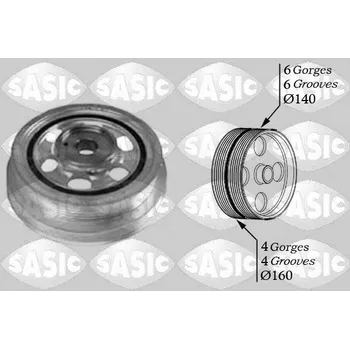 Řemenice, klikový hřídel SASIC 2156030