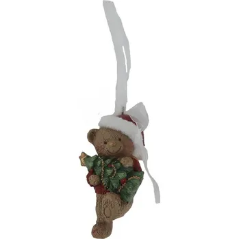 Vánoce Vánoční dekorace k zavěšení medvídek X7381