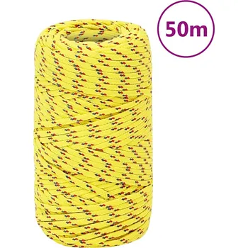 Lano Nábytek XL Lodní lano žluté 2 mm 50 m polypropylen 152583