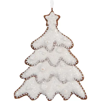Vánoční ozdoba Clayre & Eef - Vánoční perníkový stromek 6PR5349