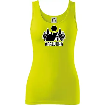 Dámské tričko Apalucha chalupa - Dámské tílko - XL ( Limetková )