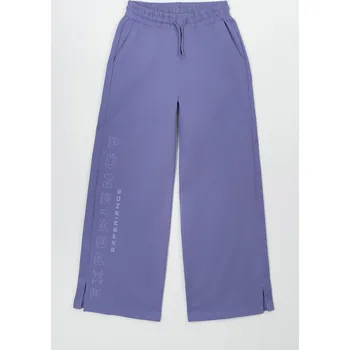 Reporter Young | Dívčí fialové tepláky se širokými nohavicemi - Barva FIALOVÁ, Velikost 146 243-0119G-08-670-1