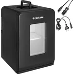 TecTake GmbH 405182 přenosná mini lednička s funkcí 2 v 1 27x31x41cm - černá