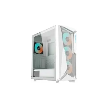 GIGABYTE case GB-C301GW, ARGB Hub, průhledná bočnice, Mid tower, 4x ARGB ventilátor, bílá