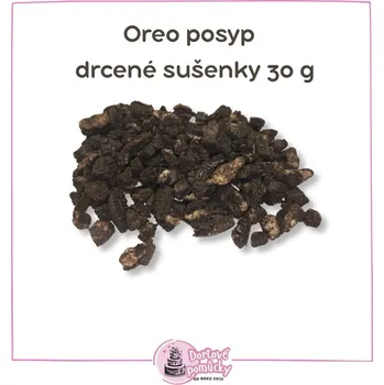 Oreo posypka 30 g – drcené sušenky Oreo na zmrzlinu a dezerty