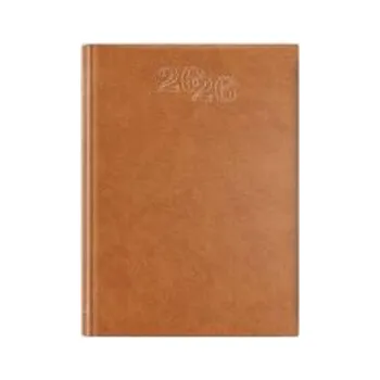 Diář Terminarz 2026 B7 brązowy