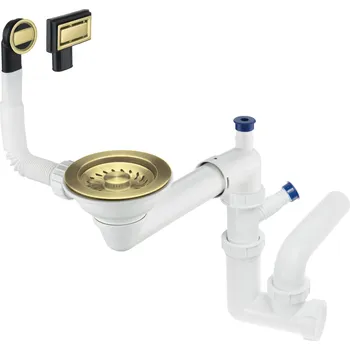 Nerezový dřez Deante Sifon pro 1 komorový nerezový, granitový nebo keramický dřez - ZXY R949