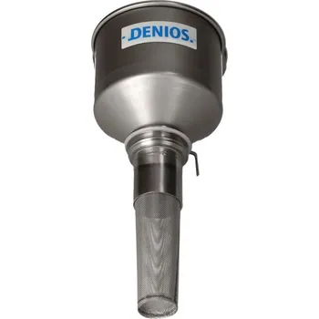 Kanystr Bezpečnostní trychtýř z nerezu, pro nádoby se závitem S56x4, víko a protiplamenný uzávěr