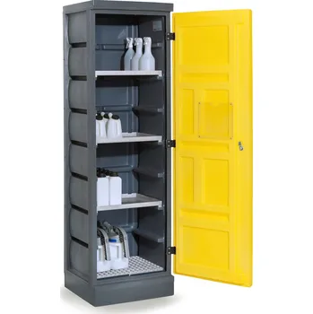 Ekologická skříň PolyStore, z plastu, Š 60 cm, 3 záchytné vany, 1 rošt nerezový, typ PS 620-3-1