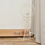 Stojací lampa MERCURE 1xE27/15W/230V krémová