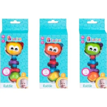BAM BAM Baby chrastítko brouček různé barvy pro miminko