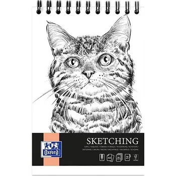 Blok Blok rysunkowy A6 80 k. 90g Artistic spirala górna, Oxford