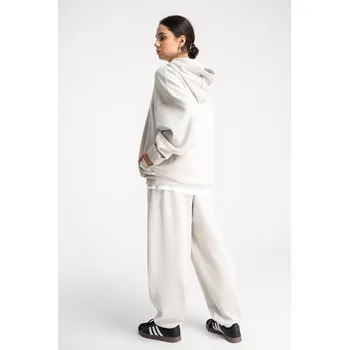 Reporter Young | Dívčí světle šedé tepláky střihu BALLOON - Barva ŠEDÁ, Velikost 146 251-0117G-05-110-1